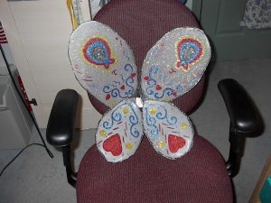homemade frugal butterfly wings from 2007